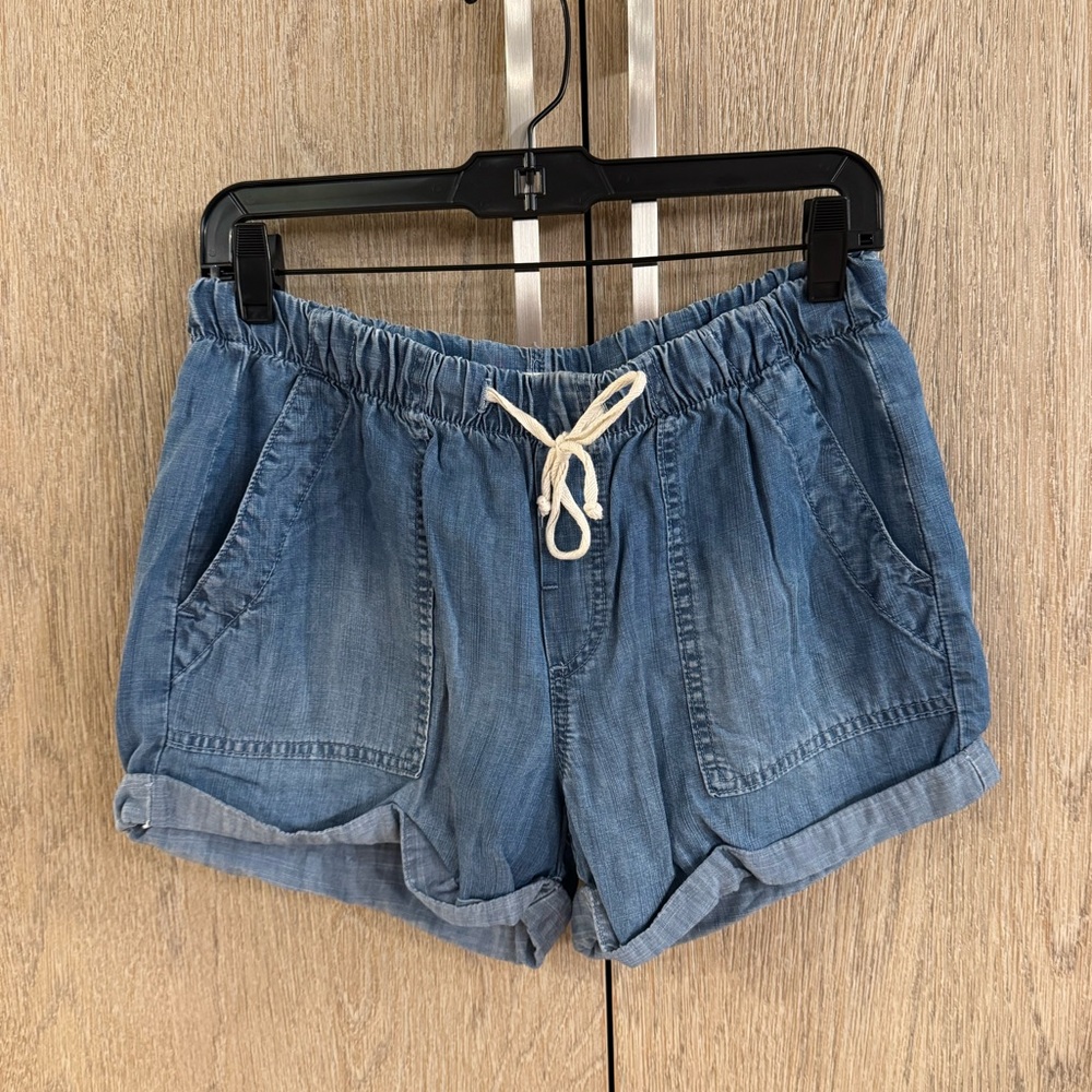 Bella Dahl Mock Jean Tie Shorts